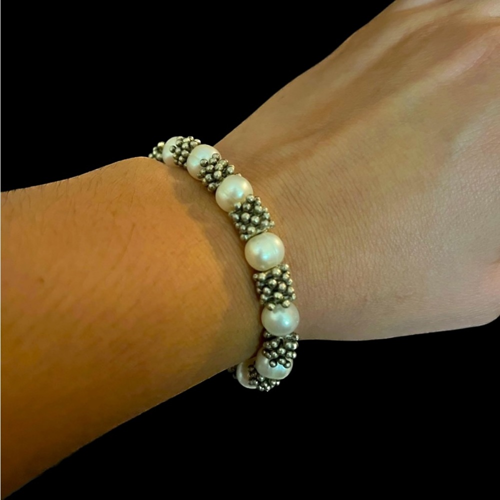 Pearl Silver Bracelet